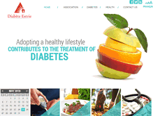 Tablet Screenshot of diabete-estrie.ca